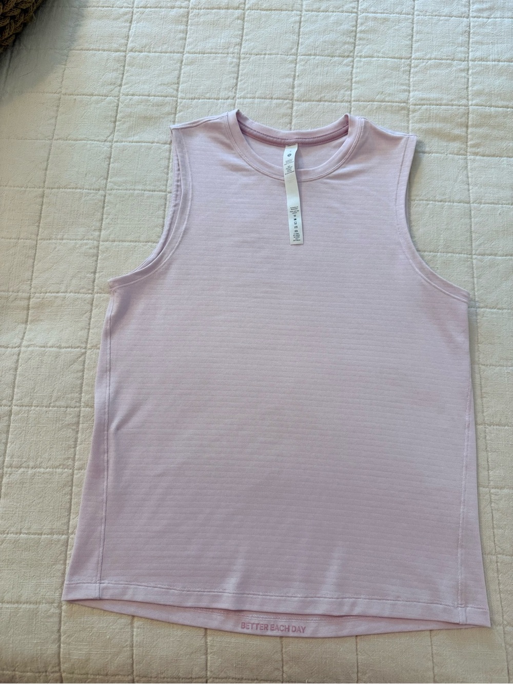 Lululemon License to Train Sleeveless Athletic Tank Top in Light Pink - Picture 2 of 5